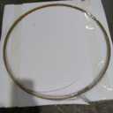 WINGBO 19.5 Inch Crystal Ceiling Light Fixture, 5-Light Raindrop Semi Flush Mount Chandelier, Modern Round Close to Ceiling Hanging Light for Living Room Dining Room Bedroom Hallway, Gold