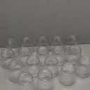 30 Pack Plastic Ribbed Glasses, 14 OZ Origami Stemless Disposable  Glasses Unbreakable Clear Plastic Cocktail Glasses, Reusable Cups for Home Party Wedding Bar
