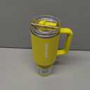 STANLEY Quencher ProTour Flip Straw Tumbler with Leakproof Lid 40 oz | Built-In Straw & Handle | Cupholder Compatible for Travel | Insulated Stainless Steel Cup | BPA-Free | Daffodil