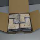 Geelin 8 Pack Wooden Furniture Risers 2 Inch High LShaped Bed Risers with Metal Screws and Anti-Slip Pads Furniture Legs Couch Legs Replacement Sofa Feet for Coffee Table Bed Dresser (Walnut Color)