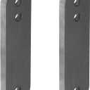 1 Pair Universal Adjustable Leaf Spring Shackles, 8" Long x 2" Wide, 1/2" Hole, 3/8" Thick, for Off-Road & Trailers