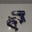 KMM Handheld Car Vacuum Cleaner, 9000Pa Vacuum Cleaner and Air Duster, 120W High Power Hand Held Vacuum with LED Light and Multi-Nozzles for Car, Home, Office, Pet (Blue)