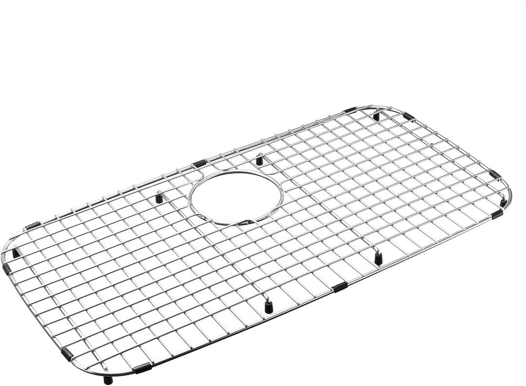 Serene Valley Sink Grid 26-1/8" x 13-15/16", Rear Drain with Corner Radius 2-1/2", Bottom Grid NDG2614R
