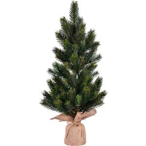 Vickerman 30" Balsam Fir Sapling Artificial Christmas Tree, lit - Faux Fir Christmas Tree - Seasonal Indoor Home Decor