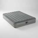 Intex 64114E Dura-Beam Standard Prestige Air Mattress: Fiber-Tech Queen Size Built-in USB Electric Pump 12in Bed Height 600lb Weight Capacity
