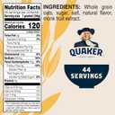 Quaker Instant Oatmeal Lower Sugar, Maple & Brown Sugar, 1.19 Oz, Pack of 44 (EXP 05/27/27)
