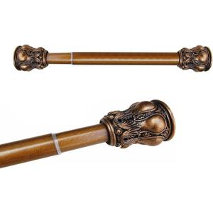 Antique Punch-Free Telescopic Rod, Shower Rod Retro Style, Clothes Rail, Shower Curtain Rod, Curtain Rod, Shower Curtain Accessories, 120~200cm