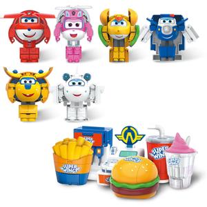 Super Wings Transformable Robot Toys for Kids 5+ Foodie Series Collection