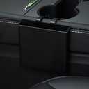 Tesla Console Side Organizer Bag - Black Car Seat Side Phone Holder, Coin Holder, Organizer Tray Storage Box with Hook for Model 3 Y, Pack of 2