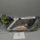 Kick Scooter for Ages 6+,Kid, Teens & Adults. Max Load 240 LBS. Foldable, Lightweight, 8IN Big Wheels for Kids, Teen and Adults, 4 Adjustable Levels. Bearing ABEC9 (Green White)