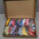 Syhood 24 Colors Zipper Repair Kit, #5 Nylon Coil Sewing Zippers Sewing Supplies Zipper Tape Zippers by The Yard with 96 Pcs Zip Pulls Sliders Purse Hardware for Bags Making(24yard,Colorful)