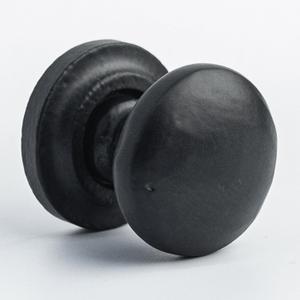 Woodbury Lane 10 Pack Cabinet Knobs, Bun Drawer Pulls & Cupboard Drawer Knobs, Luxury Kitchen Solid Cast Iron 3-3/4" Black Cabinet Knob & Handles for Hardware Dresser