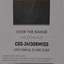 COSMO COS-2413ORM1SS 24 in. Stellar Collection 1.34 cu. ft. Over the Range Microwave in Stainless Steel with Vent Fan