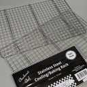 Checkered Chef Cooling Rack for Cooking and Baking - 10" x 15" Set of 2 Stainless Steel, Oven Safe Grid Wire Cookie Cooling Racks
