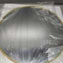 Funerom Gold Round Wall Mirror 15.4 Inches Circle Mirror Bathroom Mirrors for Over Sink
