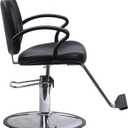 Hair Beauty Salon Equipment Black Hydraulic Barber Styling Chair