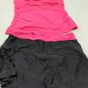 Womens Tankini Bathing Suits with Skirt Two Piece Tummy Control Swimsuits Ladies Swimwear XL