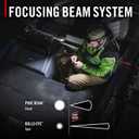 Coast XPH30R 1200 Lumen USB-C Rechargeable Dual Power Headlamp with Twist Focus Beam and Magnetic Base, 4.37 oz. - Black