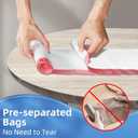 13.2 Gallon Tall Kitchen Drawstring Trash Bags, 200 Count Pre-separated Garbage Bags, Unscented, Leak Proof, Waste Bag for Kitchen, Office, Home