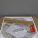 OIOG Modern End Table with Storage Drawer, Round 2-Tier Nightstand with Shelf, Gold Side Table with Metal Legs for Living Room, Bedroom, Office, Marbling Natural Stone/Gold