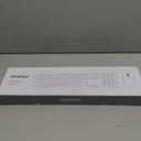 seenda Wireless Keyboard and Mouse Combo, Rechargeable Quiet Keyboard Mouse, Sleek and Ultra Thin Design, Full-Size with Number Pad for Windows, Laptop, PC, Notebook, Desktop- Silver and White