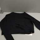 Ezbelle Women's Long Sleeve Sweater Dresses 2 Piece Outfits Sets Ribbed Knit Crop Tops and Tank Bodycon Midi Dress (Black) S