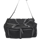 Black Duffel Bag with Quick Folding Feature for Gym and Sports