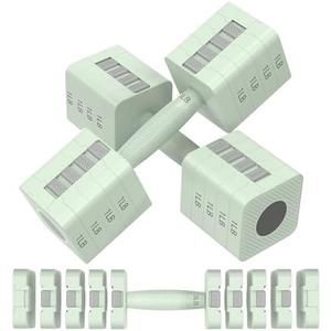 Amazon.com : Adjustable Dumbbells Set of 2, 5-in-1 Adjustable Weight Dumbbells for Women/Men, 3lb/5lb/7lb/9lb/11lb Dumbbell Weights Set for Home Gym Workout (Green) : Sports & Outdoors
