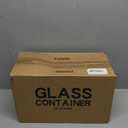 UMEIED 10 PACK Glass Food Storage Containers with Leak Proof Lids, Glass Airtight Meal Prep Containers Set for Lunch, On the Go, Leftover, Kitchen Pantry Organizers and Storage (Green)