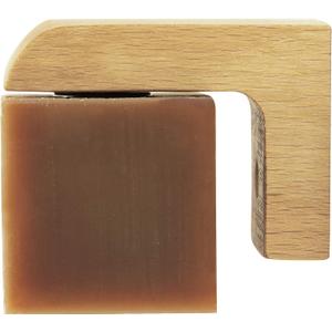Professor Fuzzworthy Wood Air Dry Magnetic Soap Holder in-Shower Storage for Soaps & Beard Shampoo Bars - No More Soggy Soaps - Wooden Soap Dish Dispenser Bath Kitchen & Shower (Beech Wood)