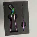 BEZOX Toe Nails Clipper - Toenail Clippers for Seniors Thick Toenails, Ergonomic Fingernail Clipper for Men and Women - Rainbow (Large, Titanium)