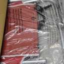 Cabana Beach Folding Beach Chair, 4 Position Portable Backpack Foldable Camping Accessories with Headrest, Cup Holder, and Wooden Armrests, Tango Red