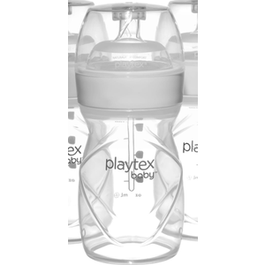 Playtex Baby AntiColic Nurser Bottle with PreSterilized Disposable DropIns Liners, Closer to Breastfeeding, 4 Ounce Bottle, 1 Count