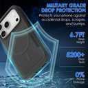 for iPhone 17 Protective Armor Case  Luxury Series [Military-Grade Drop Protection] [Shockproof] [Built-in Super N52 Magnets] [Dual-Layer] Soft Rubber+Hard PC Back Cover (Black, ., iPhone 17 Pro)