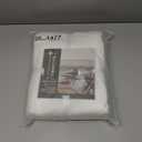 NEXHOME PRO Duvet Cover Set Oversized Queen 98"x98" Linen Look Textured White Organic Natural 100% Washed Cotton Duvet Cover 3 Pieces Bedding Set Zipper Closure, Breathable, Soft (No Comforter)