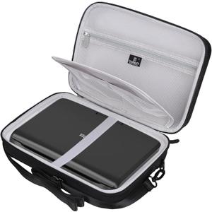 Tourmate Hard Storage Case for MEGATEK/MYDASH/QGYDQH/OTIC/Memorex 12.5" Portable DVD Player, Portable EVA Case(Box for Sale) (Black)