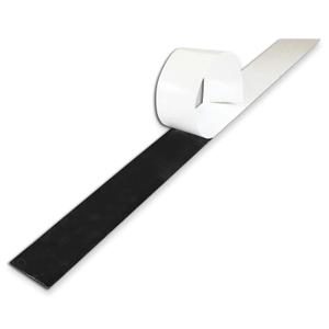 Rubber Strip, Neoprene Rubber, Width 36 in, Rubber Length 2 in, Rubber Thickness 1/4 in, Adhesive Backing 50A