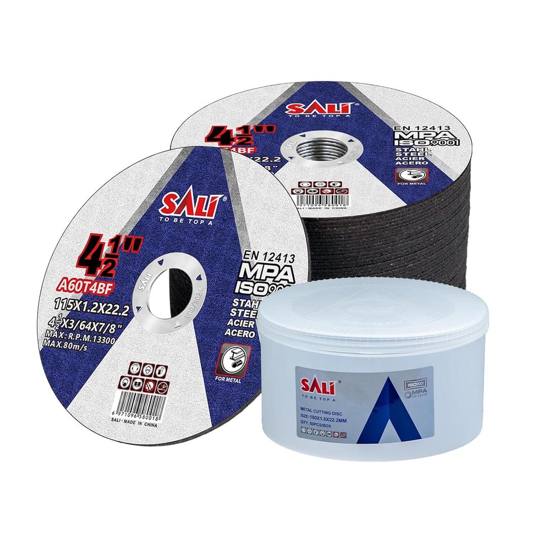 SALI 52 Pack Cut Off Wheel 4 1/2 Inch Cutting Wheels 4-1/2" x 3/64" x 7/8" for Metal & Stainless Steel, Angle Grinder Cutting Wheel,Cutting Discs Aggressive Cutting
