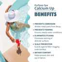 ProTeam Spa Calcium Up - Spa Calcium Hardness Increaser Hot Tub - Calcium Increaser for Hot Tub with SplashWiz Hot Tub Chemicals Care Guide - Made in the USA (1 lb)