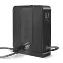 BESTRANS Step Up Transformer 110v to 220v, Heavy Duty 1000W Power Transformer, Step Up Voltage Converter with 2 Universal Outlets for 220V Asia Europe Appliance Use in US, Grey