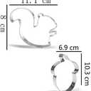 2 x Large Fall Thanksgiving Cookie Cutter Set - 7 Piece - Stainless Steel
