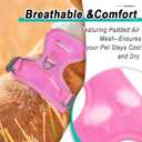 BARKBAY Dog Harness No Pull Mesh for Small Dogs - Adjustable, Reflective, Comfortable, No Choke, Heavy-Duty - Perfect for Outdoor Training, Walking, and Hiking - Strong & Durable - XS & Pink Mesh