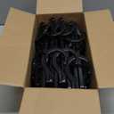 Mr. Pen- Space Saving Hangers for Clothes, 20 pcs, Black, Plastic Multi Clothes Hangers Space Saving, 6 Slots, 360 Rotating Hooks (10.6 inches (W) x 4.5 inches (H))