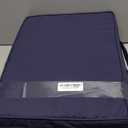 Foreard Stadium Seat Cushion 3.15 Inches Thick Portable with Handle Bleacher Cushions for Indoor Outdoor Events Waterproof Chair Pad (Blue 2Pcs)