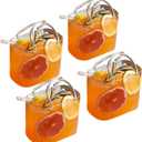 Glass Purse for Drinks  Unique 26oz Wine Glasses, Creative Cocktail Glass Shaped Purse, Perfect for Party, Tea, Juice, and Flower Arrangements (4PCS)