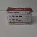 Homemate Heated Blanket Electric Throw - 50"x60" Heating Blanket Throw 1/2/4/6/8 Hours Auto-Off 10 Heat Levels Over-Heat Protection Luxury Faux Fur Sherpa ETL Certification