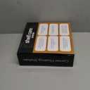 White Corner Floating Shelves for Wall  Set of 4, Rounded Wood Wall Mounted Corner Shelf with Hardware, Space Saving Decorative Storage for Kids Room, Bathroom, Living Room, Office  White