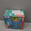 Floor Puzzles for Kids Ages 3-5 4-6 Educational 48 Piece Animals of The World with 2 Giant Coloring Posters Preschool Learning Toy Geography Continents Oceans Fun Gift Screen Free Family Playtime