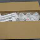 Seamless Room Divider Curtain Rod - No Drilling Space Partition Adjustable Privacy Separator, 4-10ft(H) 28-161inch(W) Adjustable, Heavy Duty Freestanding Tension Curtain Stand, White