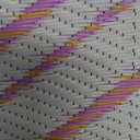 Lahome Waterproof Outdoor Rug 8x10, Reversible Outdoor Plastic Straw Rug for Patios, Outside RV Mat Carpet for Deck Porch Backyard Balcony Picnic Trailer (Orange/Purple, 8' x 10')